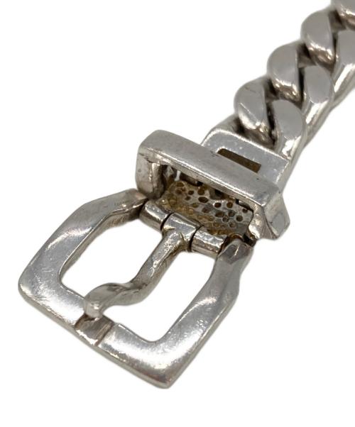 シルバーアクセサリー（シルバーアクセサリー）シルバーアクセサリー (シルバーアクセサリー) バックルデザイン喜平チェーンブレスレット サイズ:下記参照の古着・服飾アイテム