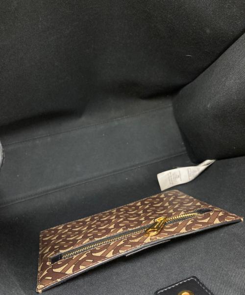 BURBERRY（バーバリー）BURBERRY (バーバリー) TBモノグラムトートバッグ ブラウン サイズ:下記参照の古着・服飾アイテム