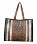 BURBERRY (バーバリー) TBモノグラムトートバッグ ブラウン サイズ:下記参照：30000円