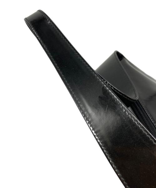 GUCCI（グッチ）GUCCI (グッチ) インターロッキングG パテントワンショルダーバッグ ブラック サイズ:下記参照の古着・服飾アイテム