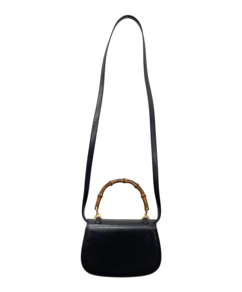 GUCCI（グッチ）GUCCI (グッチ) ターンロックバンブー2WAYバッグ ブラック サイズ:下記参照の古着・服飾アイテム
