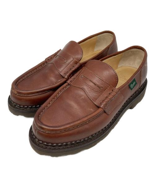 PARABOOT（パラブーツ）PARABOOT (パラブーツ) REIMS コインローファー ブラウン サイズ:6の古着・服飾アイテム