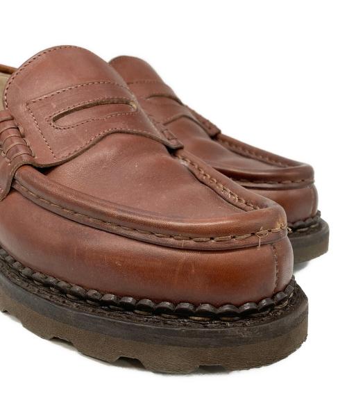 PARABOOT（パラブーツ）PARABOOT (パラブーツ) REIMS コインローファー ブラウン サイズ:6の古着・服飾アイテム