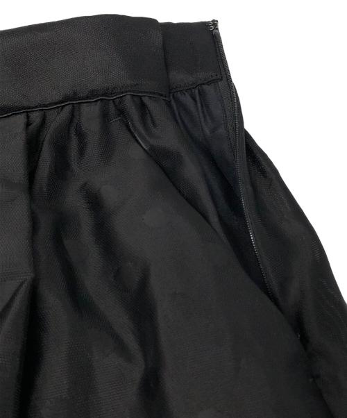 IENA（イエナ）IENA (イエナ) ドットジャガード タックフレアスカート ブラック サイズ:36の古着・服飾アイテム