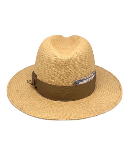 H.W.DOG&CO（ザ エイチ ダブリュー ドッグ アンド コー）H.W.DOG&CO (ザ エイチ ダブリュー ドッグ アンド コー) STRAW FEDORA HATS ベージュ サイズ:下記参照の古着・服飾アイテム