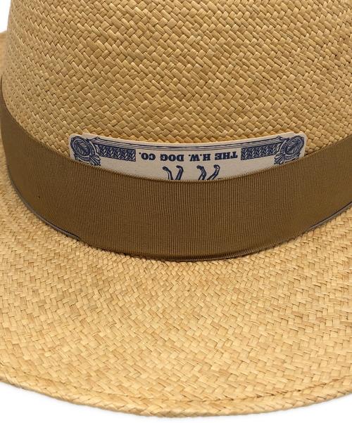 H.W.DOG&CO（ザ エイチ ダブリュー ドッグ アンド コー）H.W.DOG&CO (ザ エイチ ダブリュー ドッグ アンド コー) STRAW FEDORA HATS ベージュ サイズ:下記参照の古着・服飾アイテム