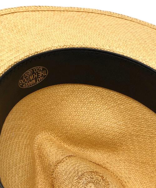 H.W.DOG&CO（ザ エイチ ダブリュー ドッグ アンド コー）H.W.DOG&CO (ザ エイチ ダブリュー ドッグ アンド コー) STRAW FEDORA HATS ベージュ サイズ:下記参照の古着・服飾アイテム