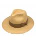H.W.DOG&CO（ザ エイチ ダブリュー ドッグ アンド コー）の古着「STRAW FEDORA HATS」｜ベージュ