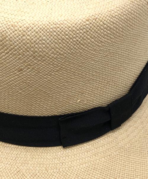 Lock&Co Hatters（ロックアンドコーハッターズ）Lock&Co Hatters (ロックアンドコーハッターズ) ストローハット ベージュ サイズ:下記参照（M）の古着・服飾アイテム