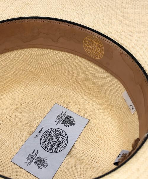 Lock&Co Hatters（ロックアンドコーハッターズ）Lock&Co Hatters (ロックアンドコーハッターズ) ストローハット ベージュ サイズ:下記参照（M）の古着・服飾アイテム
