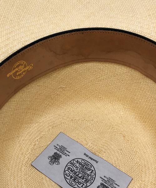 Lock&Co Hatters（ロックアンドコーハッターズ）Lock&Co Hatters (ロックアンドコーハッターズ) ストローハット ベージュ サイズ:下記参照（M）の古着・服飾アイテム