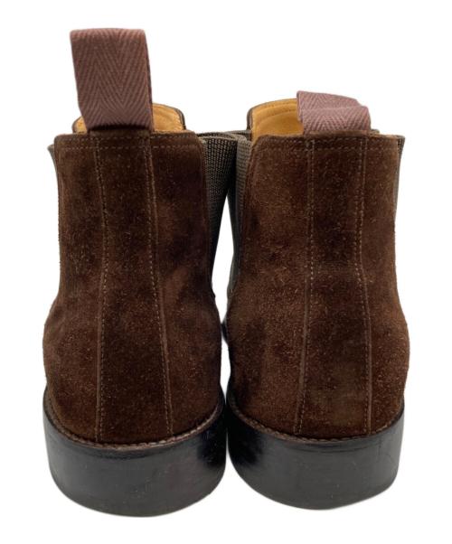 JOHN LOBB（ジョンロブ）JOHN LOBB (ジョンロブ) HARBOROUGH スウェードサイドゴアブーツ ブラウン サイズ:5.5の古着・服飾アイテム