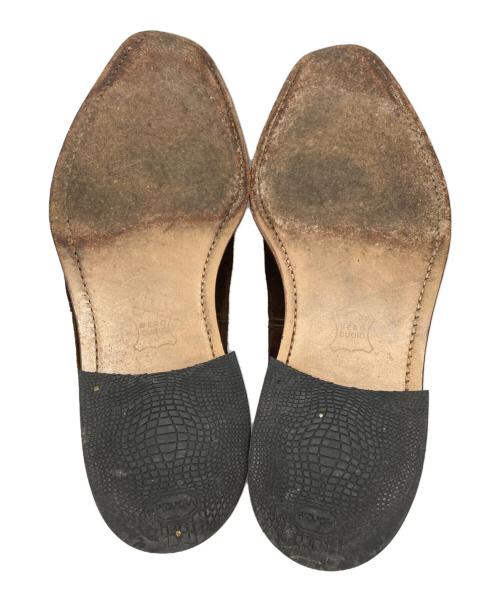 JOHN LOBB（ジョンロブ）JOHN LOBB (ジョンロブ) HARBOROUGH スウェードサイドゴアブーツ ブラウン サイズ:5.5の古着・服飾アイテム