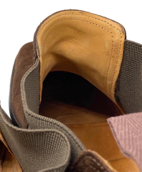 JOHN LOBB（ジョンロブ）JOHN LOBB (ジョンロブ) HARBOROUGH スウェードサイドゴアブーツ ブラウン サイズ:5.5の古着・服飾アイテム