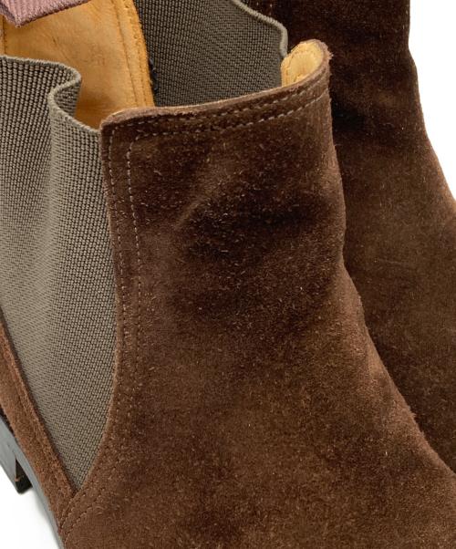 JOHN LOBB（ジョンロブ）JOHN LOBB (ジョンロブ) HARBOROUGH スウェードサイドゴアブーツ ブラウン サイズ:5.5の古着・服飾アイテム