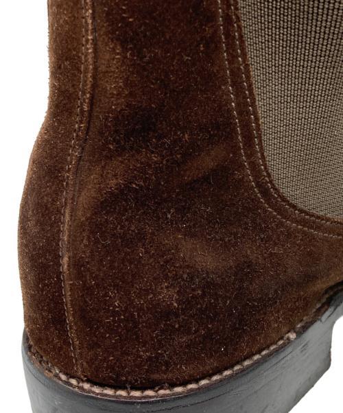 JOHN LOBB（ジョンロブ）JOHN LOBB (ジョンロブ) HARBOROUGH スウェードサイドゴアブーツ ブラウン サイズ:5.5の古着・服飾アイテム
