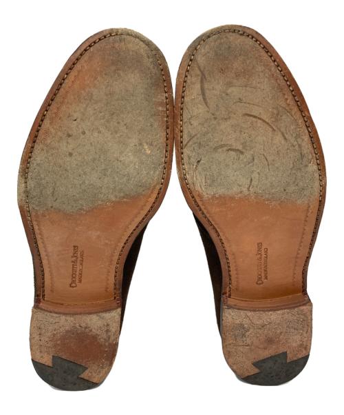 Crockett & Jones（クロケット＆ジョーンズ）Crockett & Jones (クロケット＆ジョーンズ) CHERTSEYスウェードチャッカブーツ ブラウン サイズ:5 1/2の古着・服飾アイテム