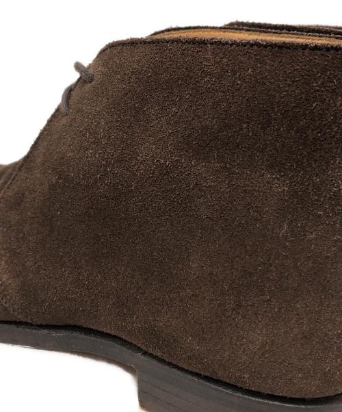 Crockett & Jones（クロケット＆ジョーンズ）Crockett & Jones (クロケット＆ジョーンズ) CHERTSEYスウェードチャッカブーツ ブラウン サイズ:5 1/2の古着・服飾アイテム