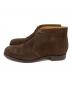 Crockett & Jones (クロケット＆ジョーンズ) CHERTSEYスウェードチャッカブーツ ブラウン サイズ:5 1/2：15000円