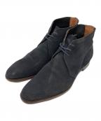 Crockett & Jones×TOMORROW LANDクロケット＆ジョーンズ×トゥモローランド）の古着「CHUKKA スウェードチャッカブーツ」｜ネイビー
