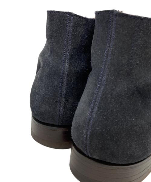 Crockett & Jones（クロケット＆ジョーンズ）Crockett & Jones (クロケット＆ジョーンズ) TOMORROW LAND (トゥモローランド) CHUKKA スウェードチャッカブーツ ネイビー サイズ:6の古着・服飾アイテム