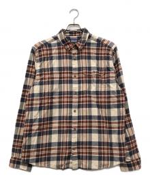 Patagonia（パタゴニア）の古着「フィヨルドフランネルシャツ」｜ブラウン