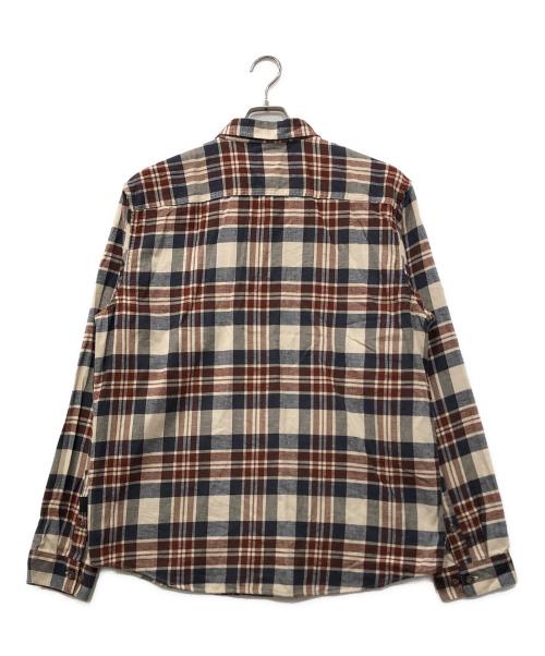 Patagonia（パタゴニア）Patagonia (パタゴニア) フィヨルドフランネルシャツ ブラウン サイズ:Lの古着・服飾アイテム