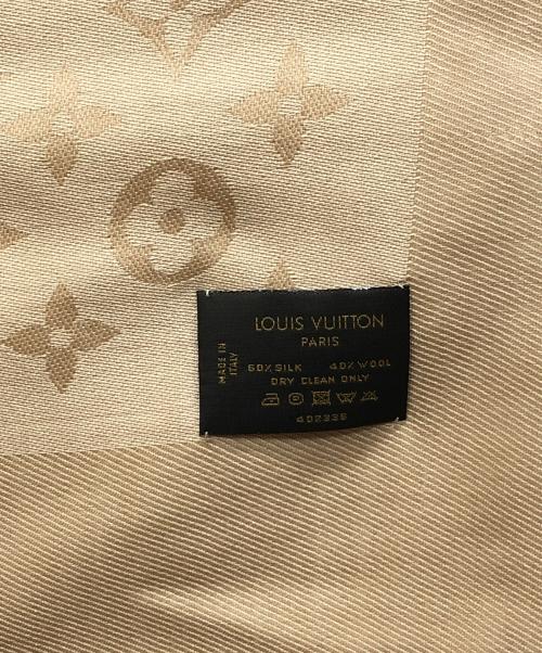 LOUIS VUITTON（ルイ ヴィトン）LOUIS VUITTON (ルイ ヴィトン) ショールモノグラム ベージュ サイズ:下記参照の古着・服飾アイテム