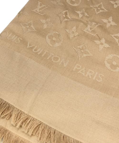 LOUIS VUITTON（ルイ ヴィトン）LOUIS VUITTON (ルイ ヴィトン) ショールモノグラム ベージュ サイズ:下記参照の古着・服飾アイテム