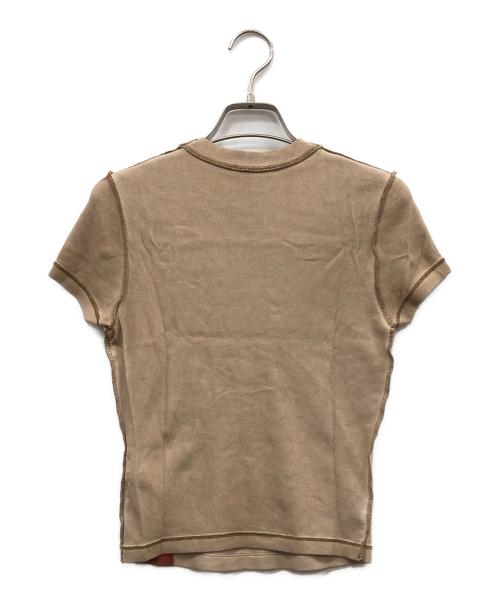 DIESEL（ディーゼル）DIESEL (ディーゼル) T-SKINZY-G2 Tシャツ ベージュ サイズ:Sの古着・服飾アイテム