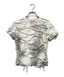DIESEL（ディーゼル）の古着「T-BOXKET タイダイＴシャツ」｜グレー