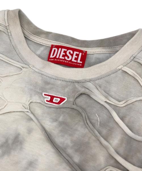 DIESEL（ディーゼル）DIESEL (ディーゼル) T-BOXKET タイダイＴシャツ グレー サイズ:Sの古着・服飾アイテム