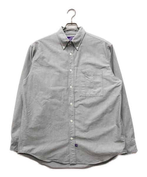 THE NORTHFACE PURPLELABEL（ザ・ノースフェイス パープルレーベル）THE NORTHFACE PURPLELABEL (ザ・ノースフェイス パープルレーベル) Button Down Field Shirt グレー サイズ:Lの古着・服飾アイテム
