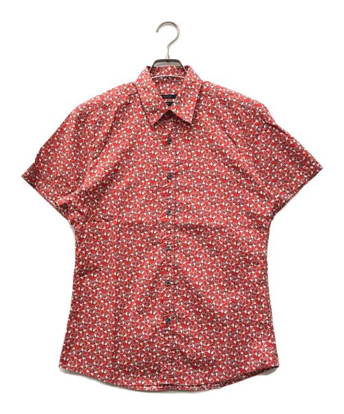 GUCCI（グッチ）GUCCI (グッチ) ホースビットS/Sシャツ レッド サイズ:39の古着・服飾アイテム
