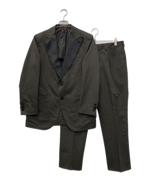 CARUSO（カルーゾ）CARUSO (カルーゾ) aida ワイドラペルセットアップ ブラウン サイズ:50の古着・服飾アイテム