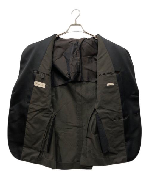 CARUSO（カルーゾ）CARUSO (カルーゾ) aida ワイドラペルセットアップ ブラウン サイズ:50の古着・服飾アイテム