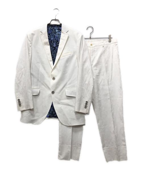 ETRO（エトロ）ETRO (エトロ) ペイズリージャガードセットアップ ホワイト サイズ:50の古着・服飾アイテム