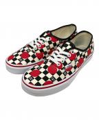 VANS×VALENTINOヴァンズ×ヴァレンティノ）の古着「コラボ AUTHENTIC ローカットスニーカー」｜アイボリー×ブラック