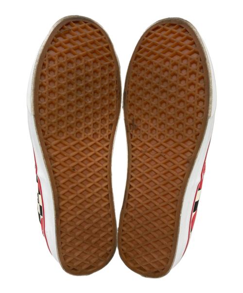 VANS（ヴァンズ）VANS (ヴァンズ) VALENTINO (ヴァレンティノ) コラボ AUTHENTIC ローカットスニーカー アイボリー×ブラック サイズ:26.5cmの古着・服飾アイテム