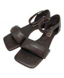 SHISEI（シセイ）の古着「PADDED SANDAL」｜ブラウン