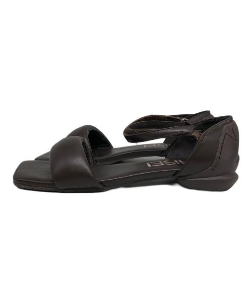 SHISEI（シセイ）SHISEI (シセイ) PADDED SANDAL ブラウン サイズ:36 1/2の古着・服飾アイテム
