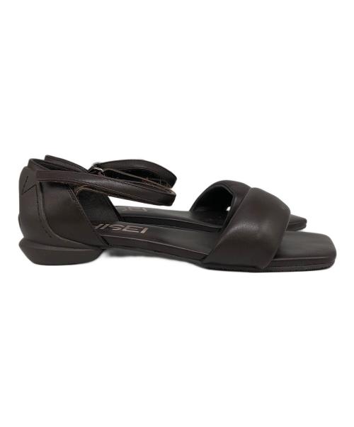 SHISEI（シセイ）SHISEI (シセイ) PADDED SANDAL ブラウン サイズ:36 1/2の古着・服飾アイテム