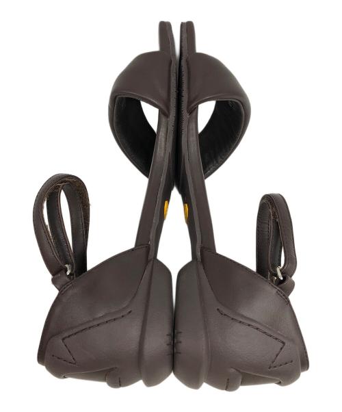 SHISEI（シセイ）SHISEI (シセイ) PADDED SANDAL ブラウン サイズ:36 1/2の古着・服飾アイテム