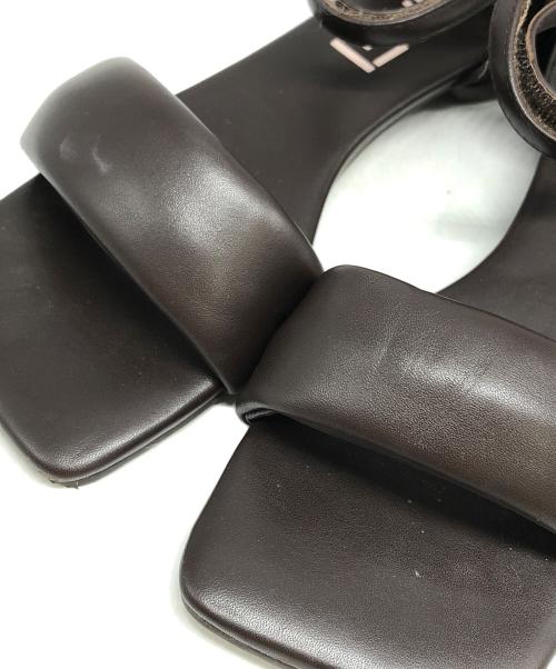 SHISEI（シセイ）SHISEI (シセイ) PADDED SANDAL ブラウン サイズ:36 1/2の古着・服飾アイテム