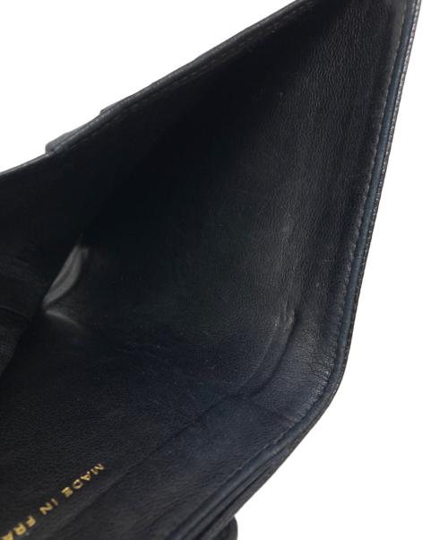 CHANEL（シャネル）CHANEL (シャネル) ココマーク キャビアスキンWホック財布 ブラック サイズ:下記参照の古着・服飾アイテム