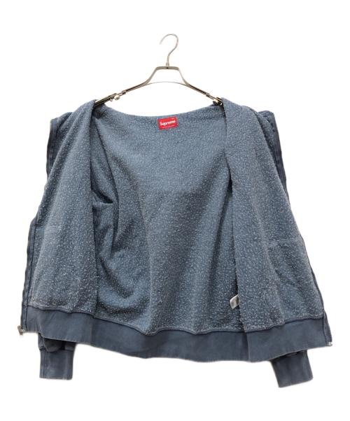 SUPREME（シュプリーム）SUPREME (シュプリーム) Overdyed Small Box Zip Up Hooded Sweatshirt ネイビー サイズ:Sの古着・服飾アイテム