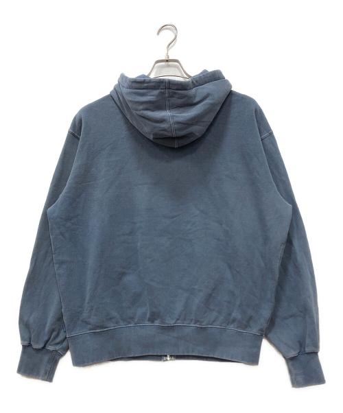 SUPREME（シュプリーム）SUPREME (シュプリーム) Overdyed Small Box Zip Up Hooded Sweatshirt ネイビー サイズ:Sの古着・服飾アイテム