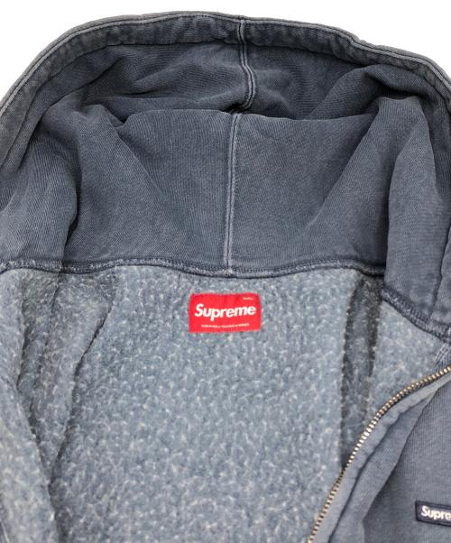 SUPREME（シュプリーム）SUPREME (シュプリーム) Overdyed Small Box Zip Up Hooded Sweatshirt ネイビー サイズ:Sの古着・服飾アイテム