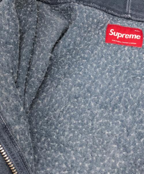 SUPREME（シュプリーム）SUPREME (シュプリーム) Overdyed Small Box Zip Up Hooded Sweatshirt ネイビー サイズ:Sの古着・服飾アイテム