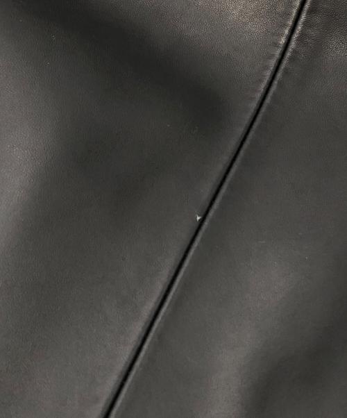 BEAUTY&YOUTH（ビューティーアンドユース）BEAUTY&YOUTH (ビューティーアンドユース) シープレザ-シングルライダースジャケット ブラック サイズ:Mの古着・服飾アイテム